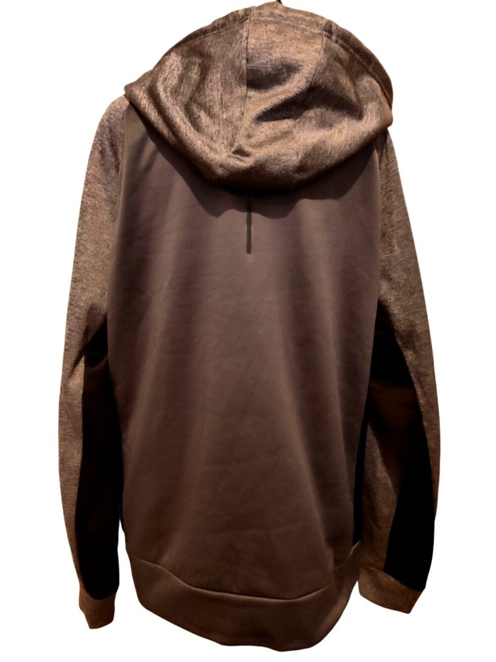 Xersion Medium Gray & Black Full-Zip Hoodie With Pockets - Picture 3 of 5